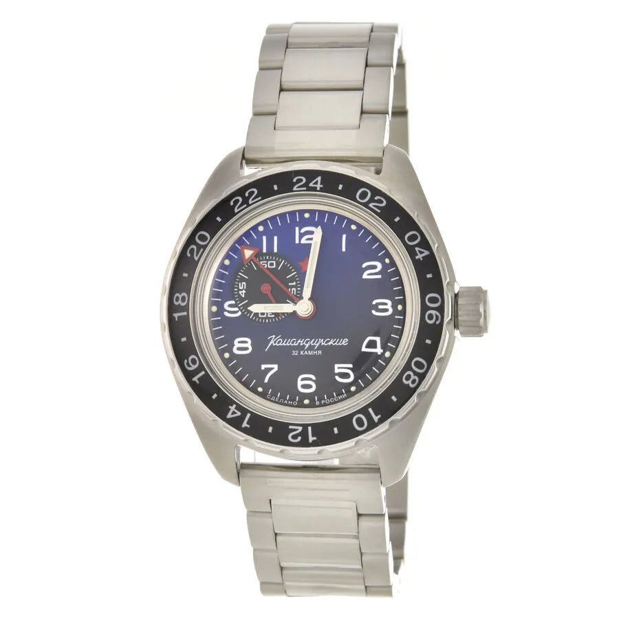 Vostok Komandirskie 02018A GMT Watch | Scubadudestore