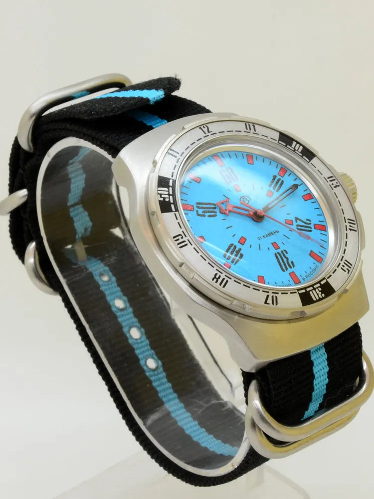 Vostok Amphibia 16033V Watch Pripyat Chernobyl | Scubadudestore