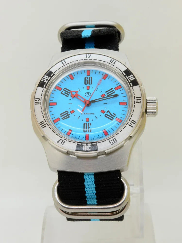 Vostok Amphibia 16033V Watch Pripyat Chernobyl | Scubadudestore