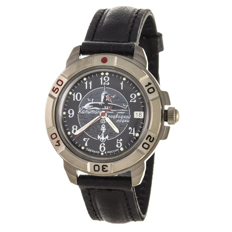 Vostok Komandirskie 436831 Mechanical Submarine Watch | Scubadudestore