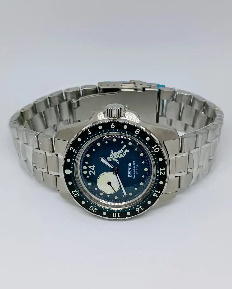 Vostok Amphibia 14038B Luna Dude Watch | Scubadudestore