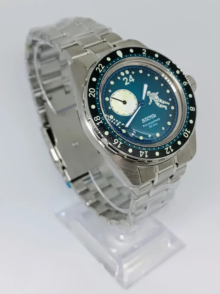 Vostok Amphibia 14038B Luna Dude Watch | Scubadudestore