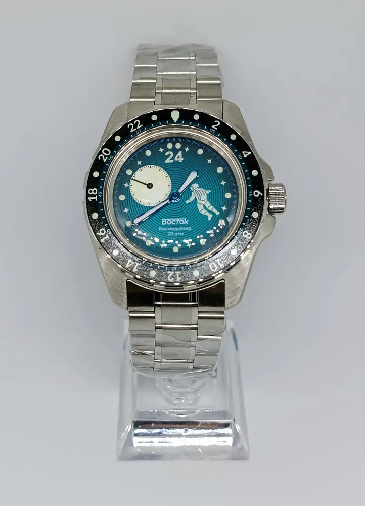 Vostok Amphibia 14038B Luna Dude Watch | Scubadudestore