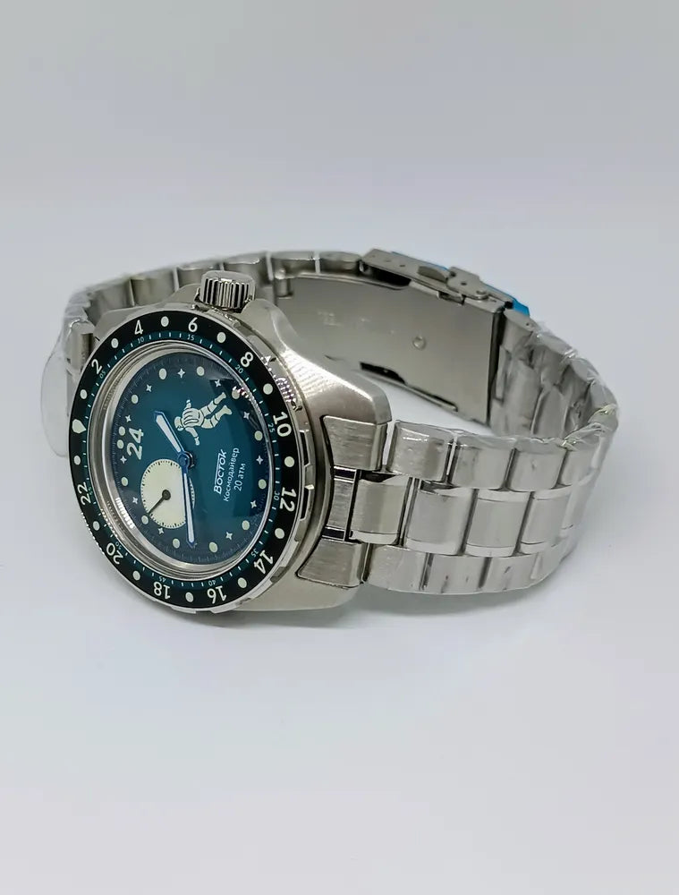 Vostok Amphibia 14038B Luna Dude Watch | Scubadudestore