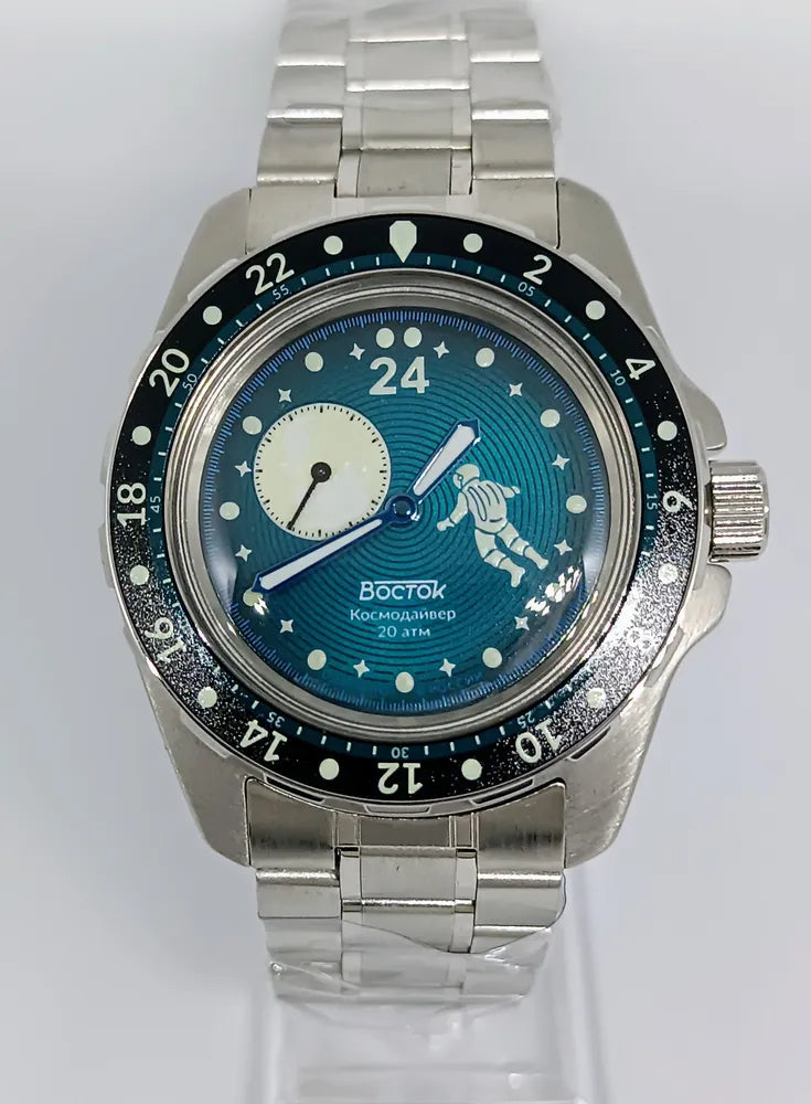Vostok Amphibia 14038B Luna Dude Watch | Scubadudestore