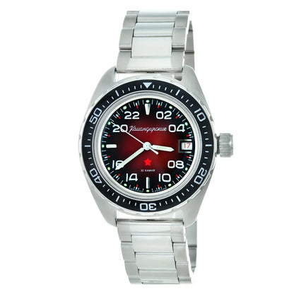 Vostok Komandirskie 02039A 24-Hour Watch | Scubadudestore