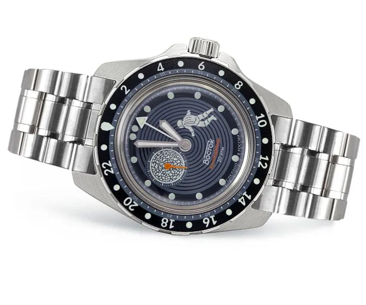 Vostok Amphibia Watch  2426.12/14038G Cosmodiver Mercury [Exclusive]| Scubadudestore 
