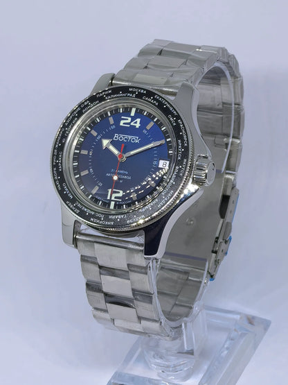 Vostok Amphibia 13025A 24-hour Automatic Watch | Scubadudestore