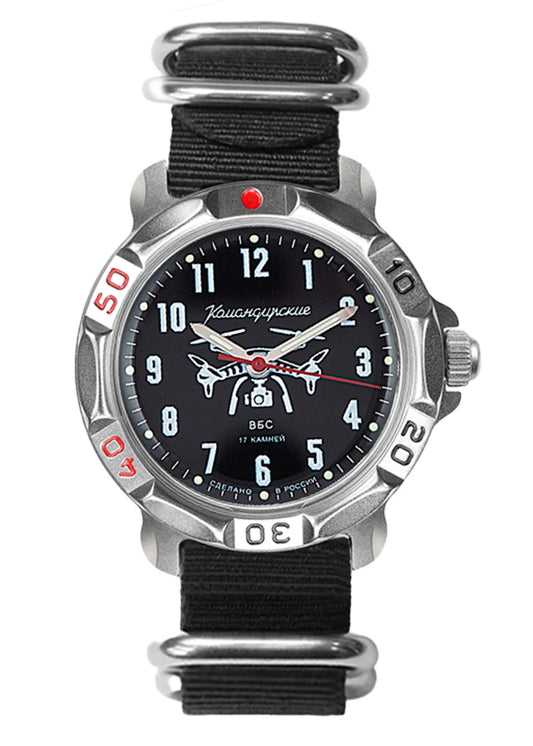 Vostok Komandirskie 81693G Unmanned Systems Forces Watch| Scubadudestore