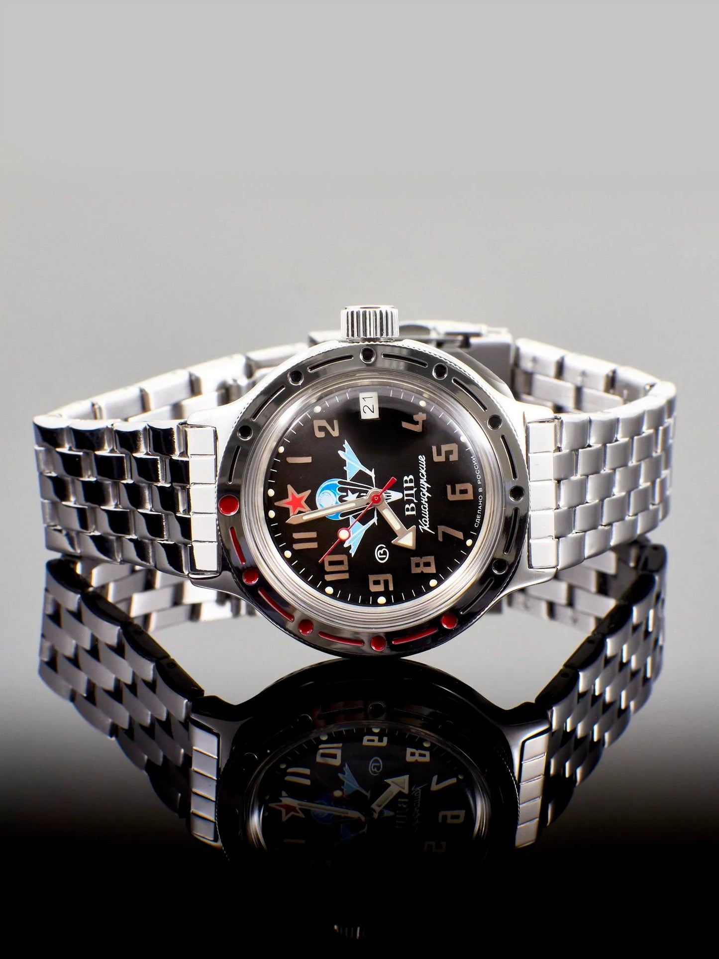 Vostok Amphibia 420288 VDV Airborne Troops Watch| Scuabadudestore