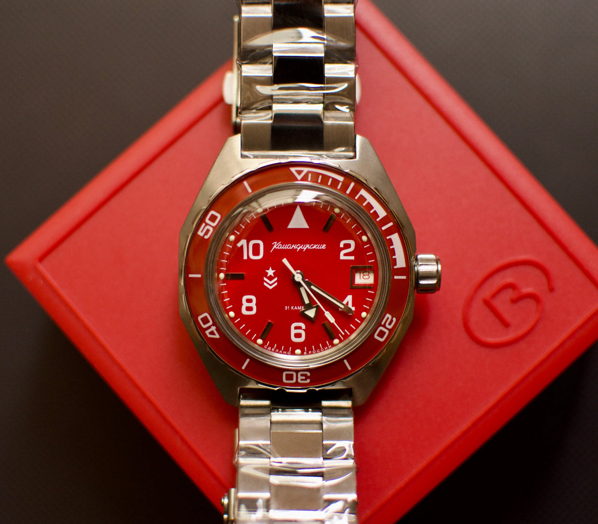 Vostok Komandirskie 650841 Watch | Scubadudestore – ScubaDudeStore Vostok Komandirskie 650841 Watch | Scubadudestore – ScubaDudeStore