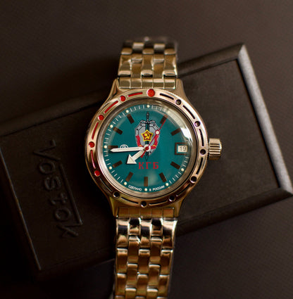 Vostok Amphibia 420945 KGB Military Mechanical Automatic Watch | Scubadudestore