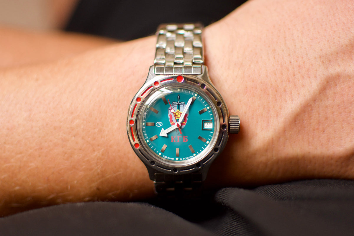 Vostok Amphibia 420945 KGB Watch | Scubadudestore – ScubaDudeStore
