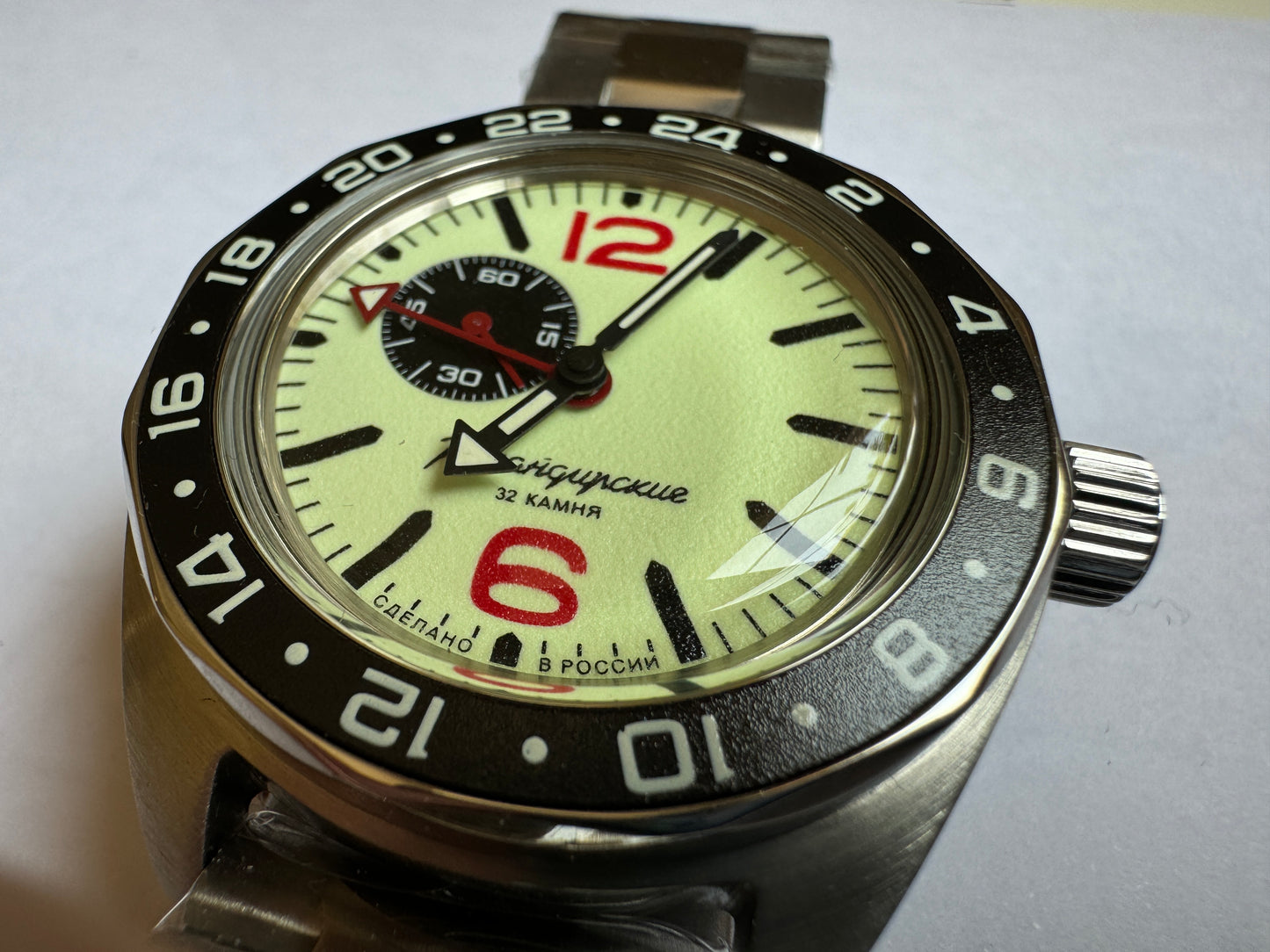 Vostok Komandirskie 03099A GMT Watch