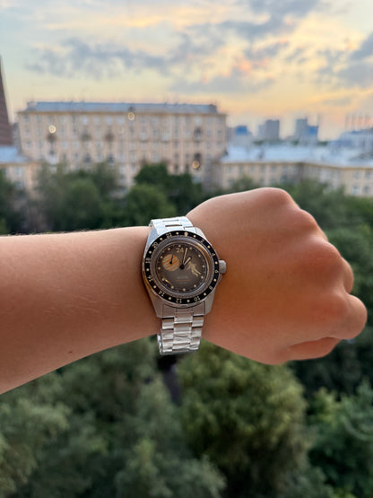 Vostok Amphibia 14068G Cosmodiver Venus GMT Watch [Exclusive] | Scubadudestore
