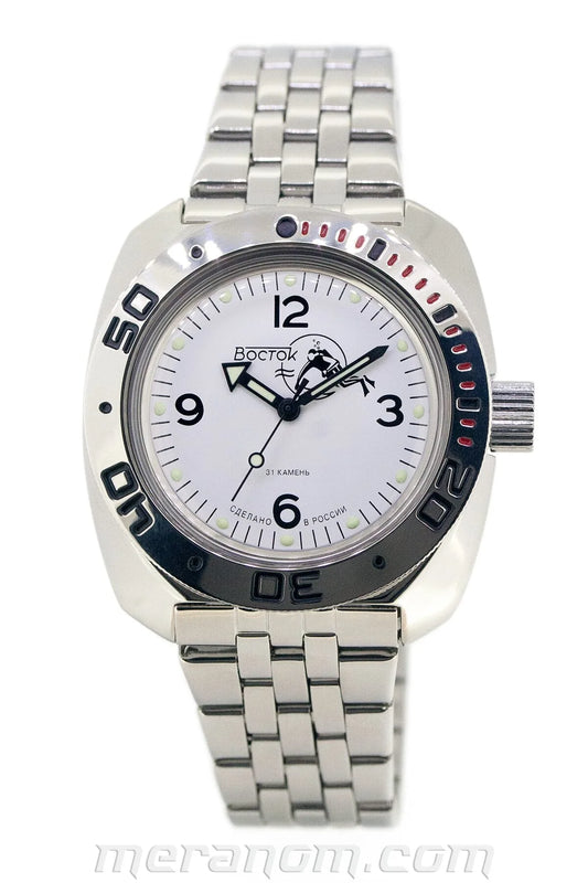 Vostok Amphibia 710920 Scuba Dude Watch | Scubadudestore