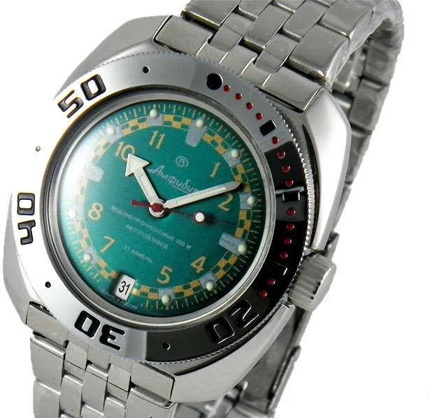 Vostok Amphibia 710439 Watch USED LIKE NEW