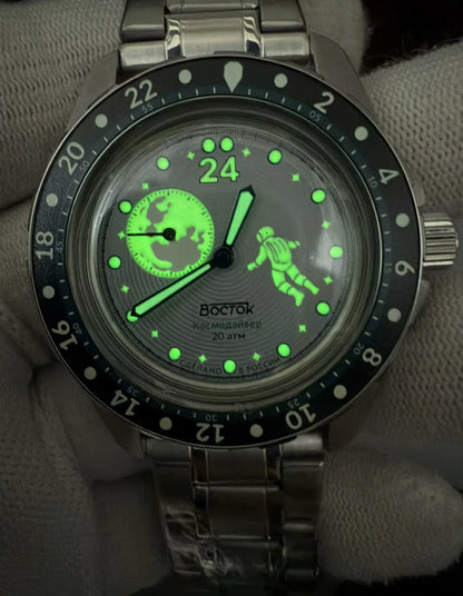 Vostok Amphibia 14039G Cosmodiver Luna Dude Watch | Scubadudestore