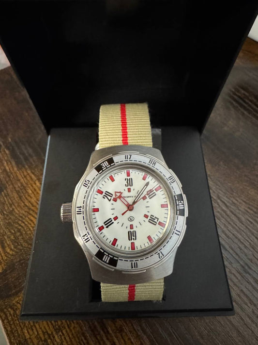 Vostok Amphibia 16073V Watch Pripyat Chernobyl USED