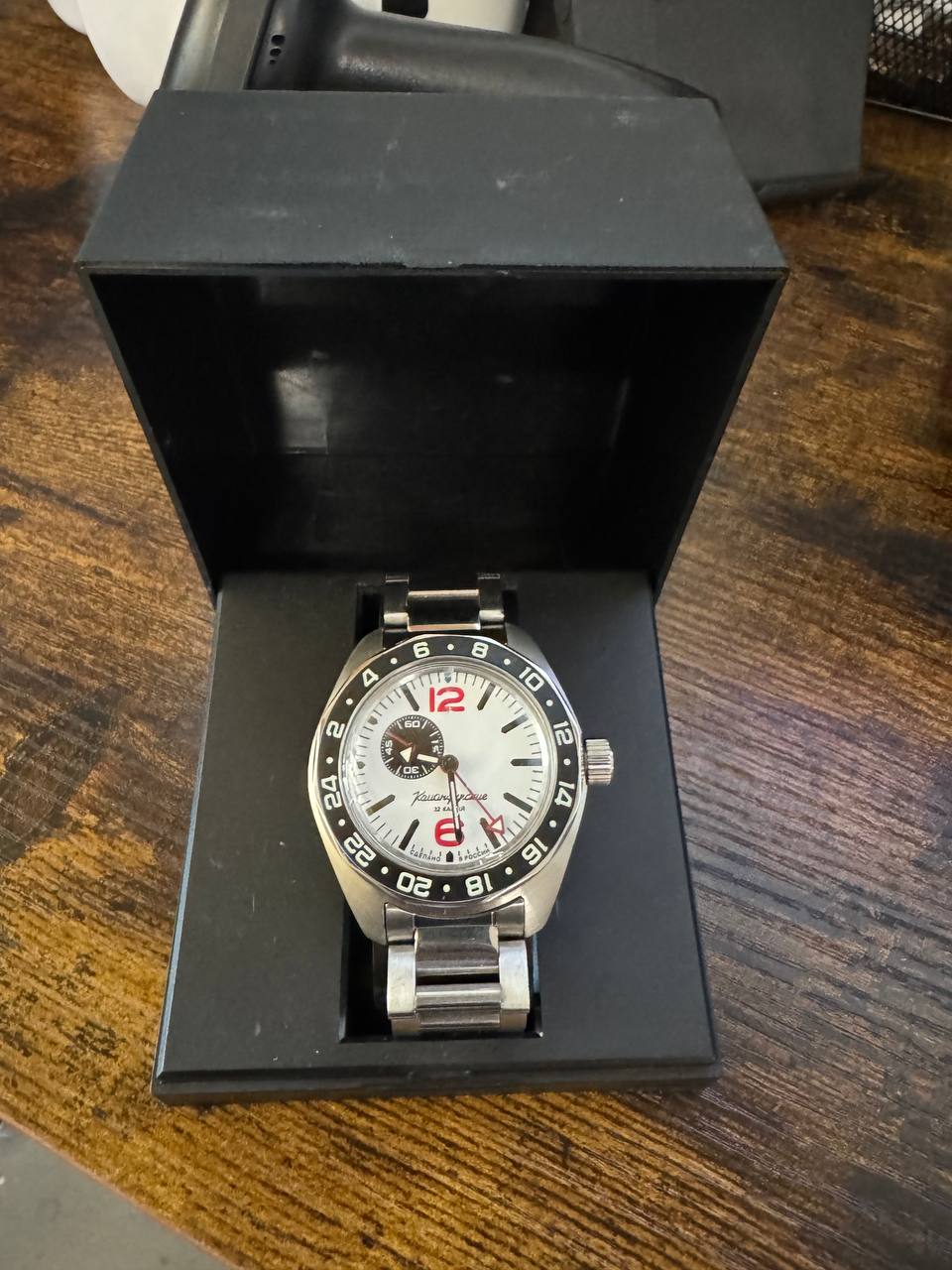 Vostok Komandirskie 03099A GMT Watch USED