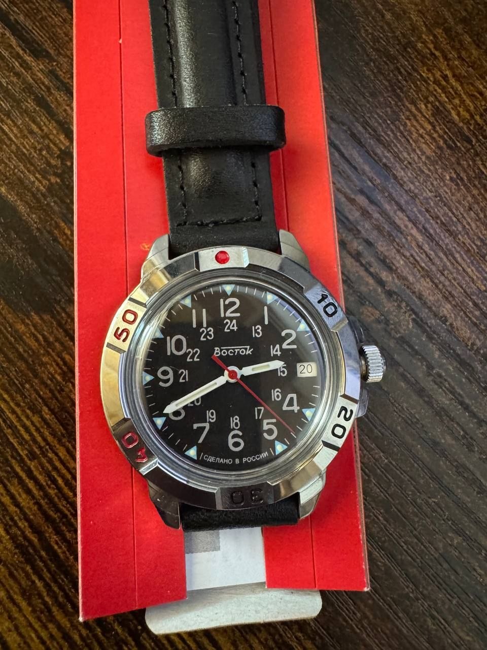 Vostok Komandirskie 431783 Watch For Parts or Repair
