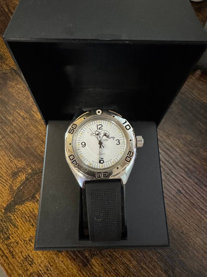 Vostok Amphibia 670920 Scuba Dude Watch For Parts or Repair