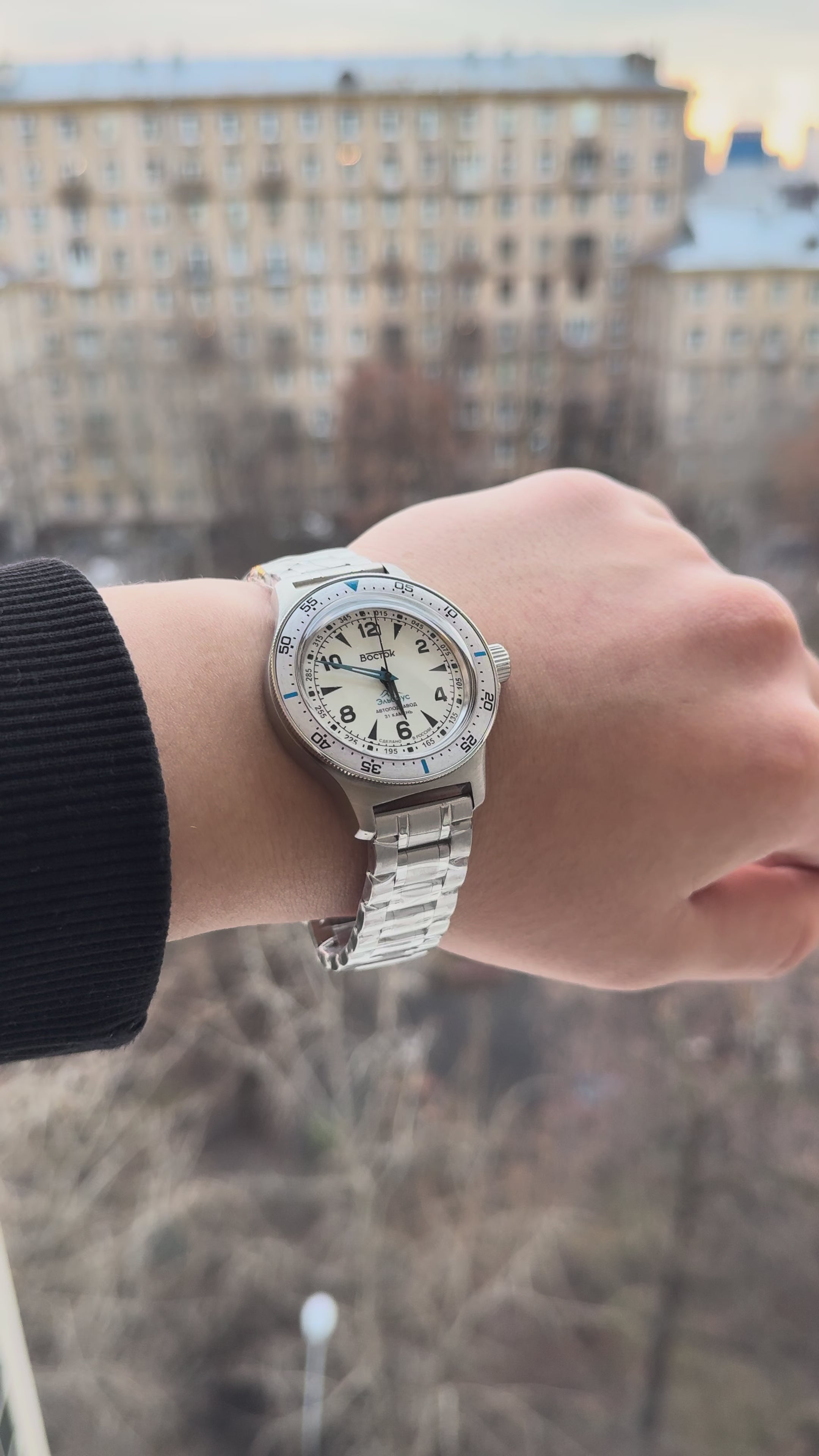 Vostok Amphibia 74043V Elbrus Watch | Scubadudestore – ScubaDudeStore