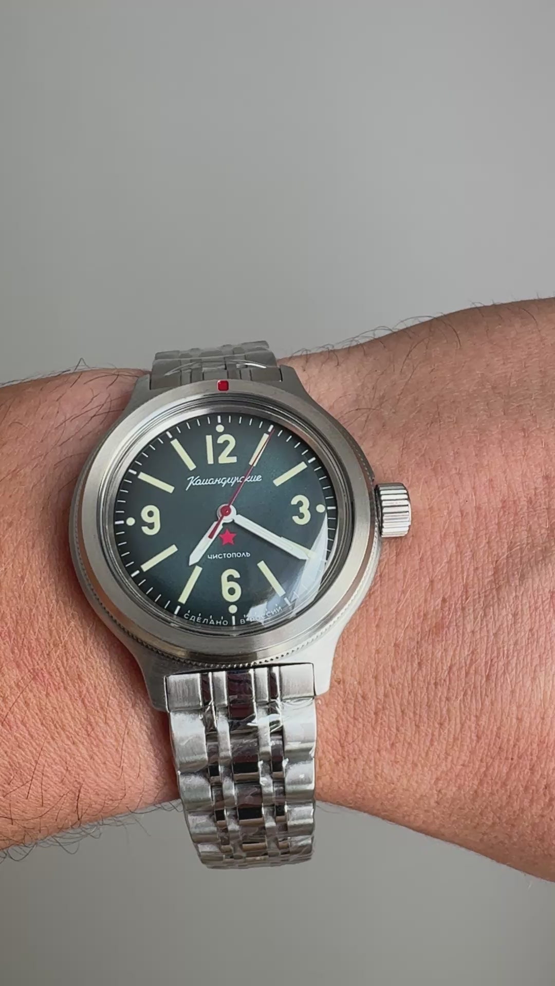 Vostok Komandirskie 72047A Mechanical Watch | Scubadudestore