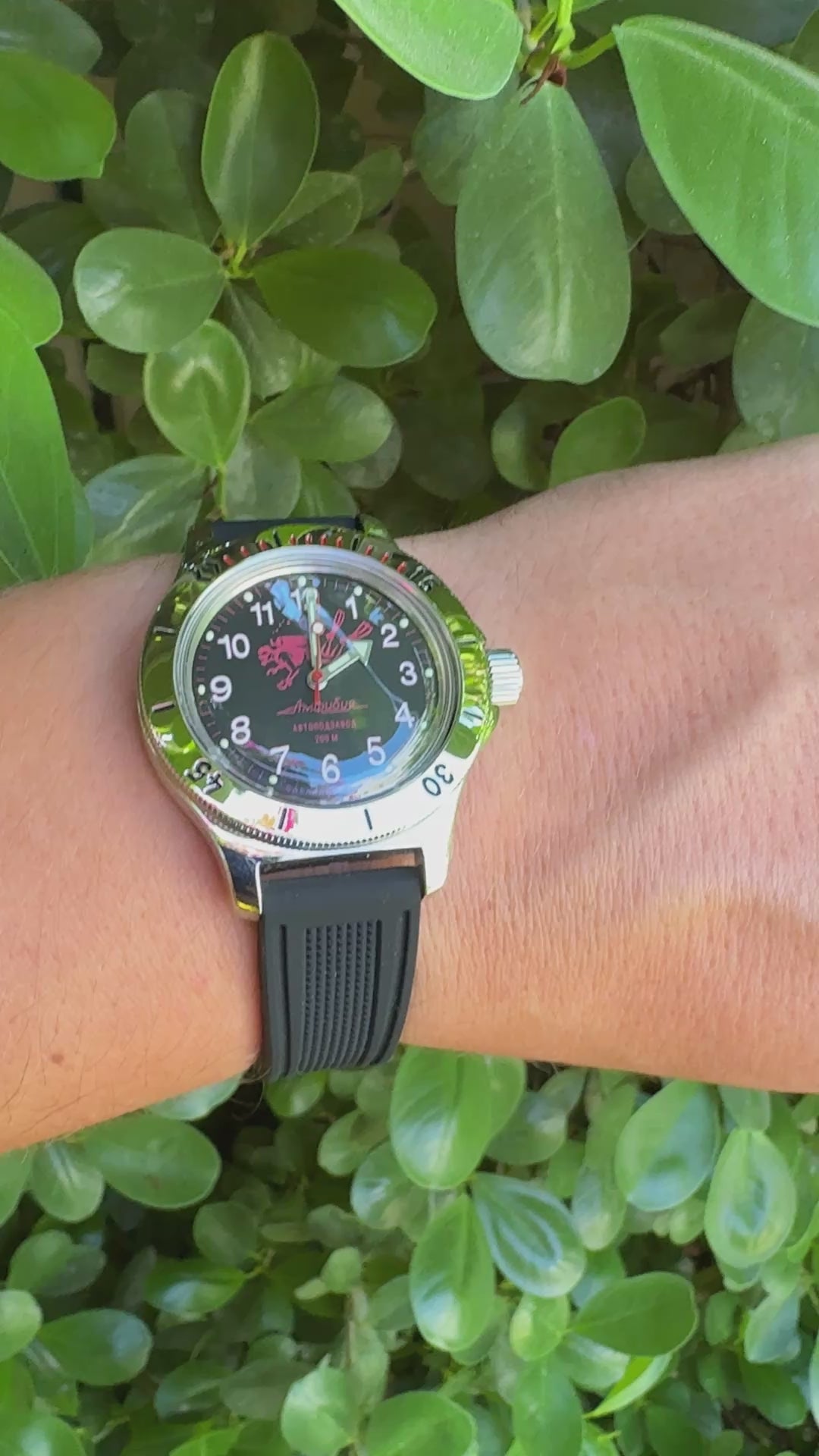 Vostok Amphibia 120657 | Automating winding | Scubadudestore