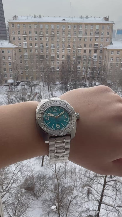 Vostok Amphibia 17053G Watch [Exclusive]