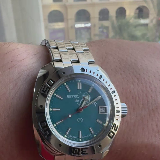 Vostok Amphibia 710059 | Amphibia 710059 Watch | ScubaDudeStore