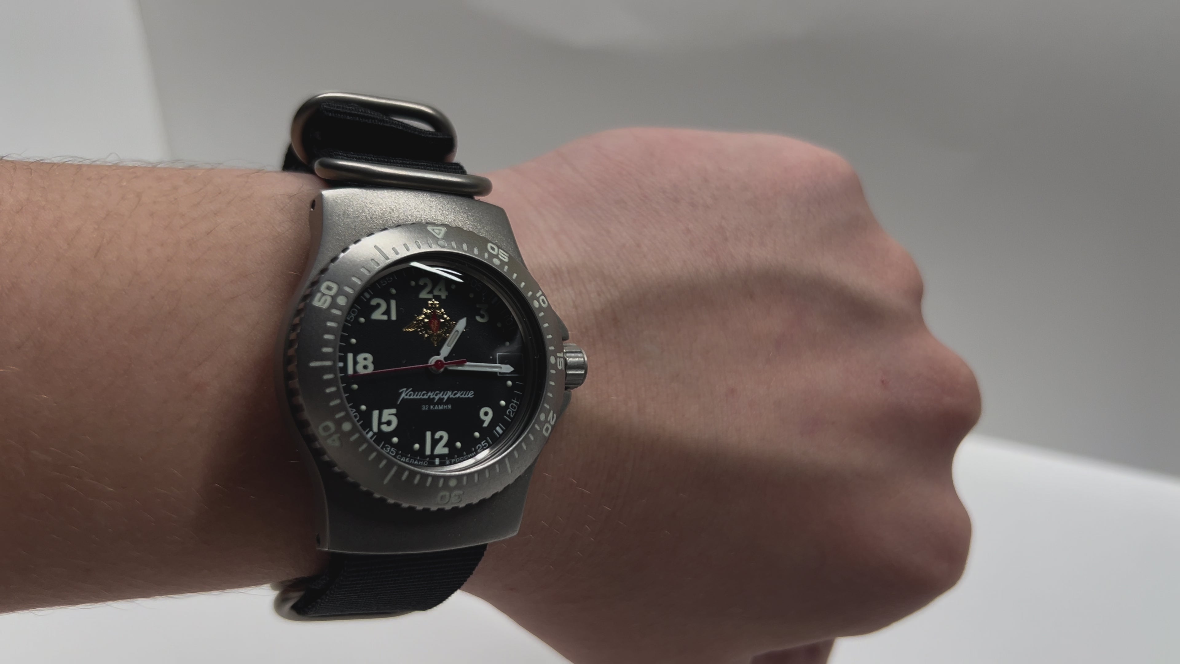 Vostok Komandirskie 280193 24-Hour Watch | ScubaDudeStore