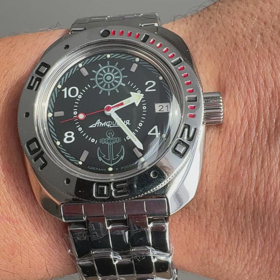 Vostok Amphibia 710526 Sea Captain Watch| Scubadudestore
