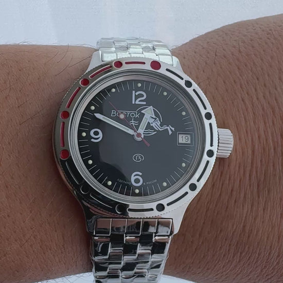 Vostok Amphibia 420634 Scuba Dude Watch | Scubadudestore