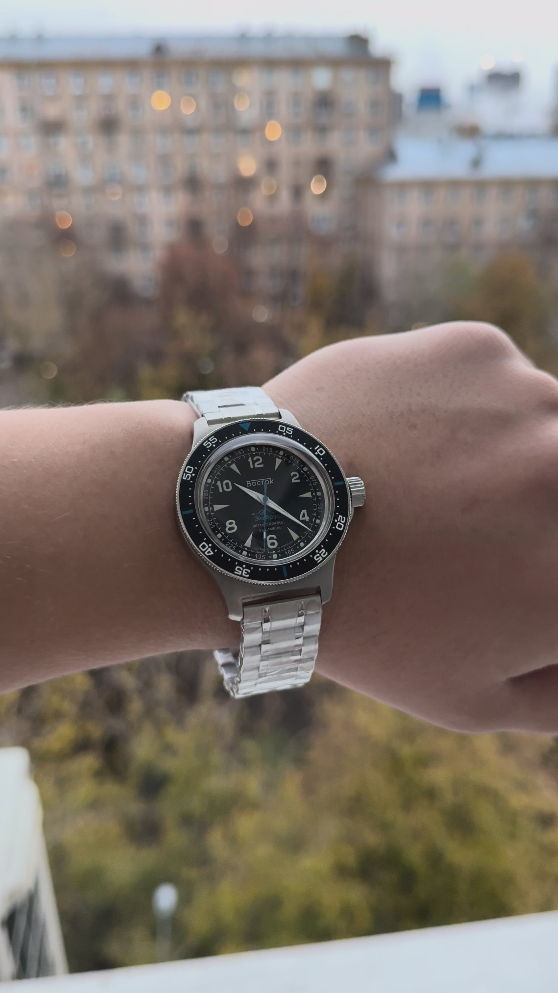 Vostok Amphibia 74042V Elbrus Watch | Scubadudestore