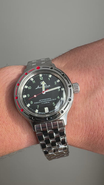 Vostok Amphibia 420269 Military Diver Watch | Scubadudestore