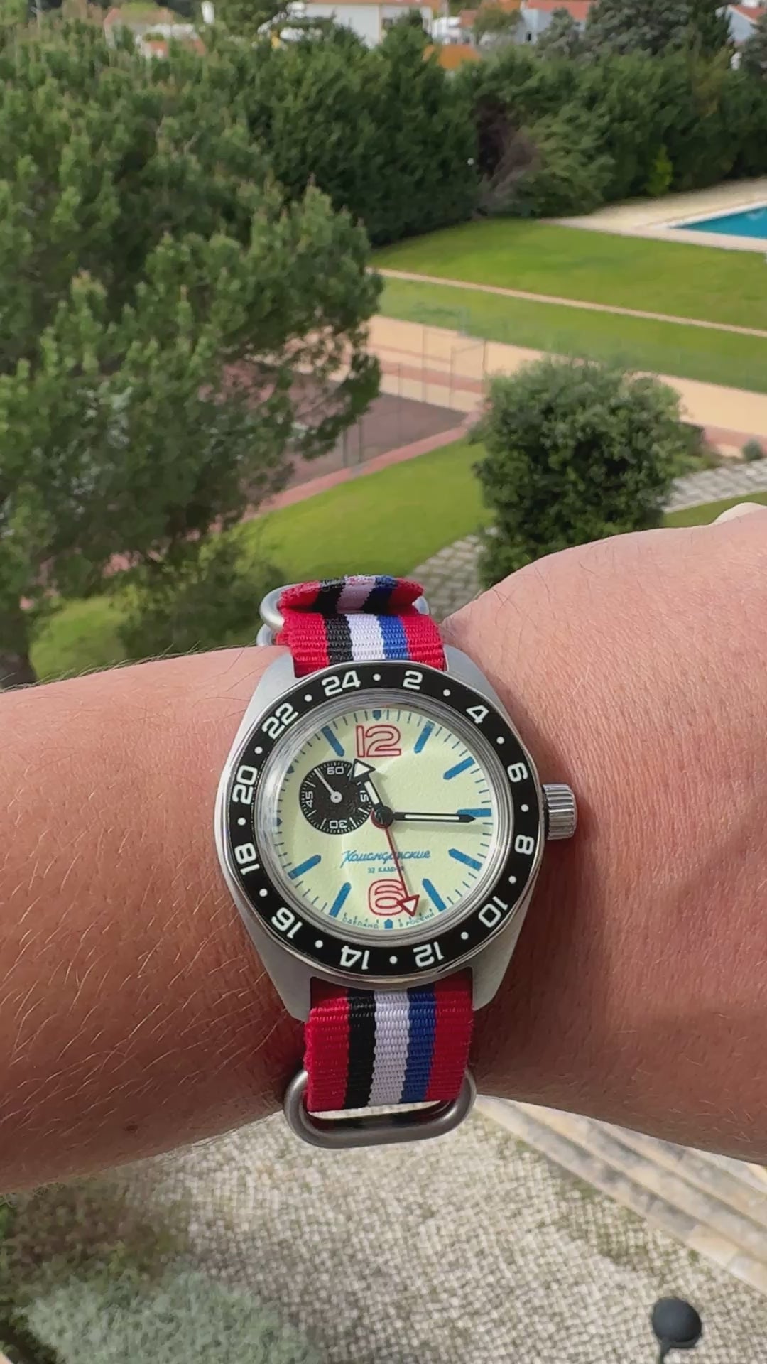 Vostok Komandirskie GMT Watch | Komandirskie 03098A | ScubaDudeStore