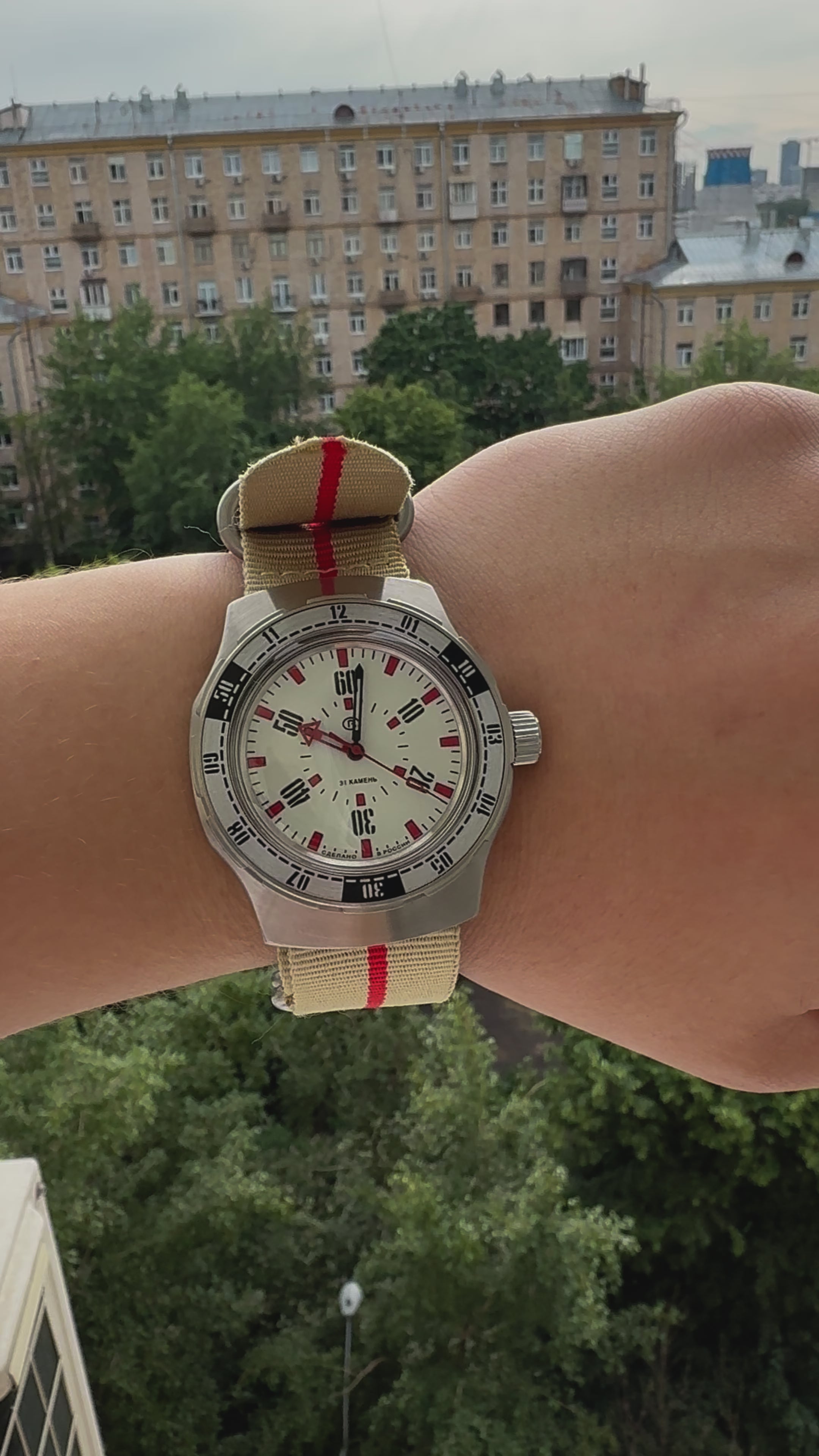 Vostok Amphibia 16073V Watch Pripyat Chernobyl – ScubaDudeStore