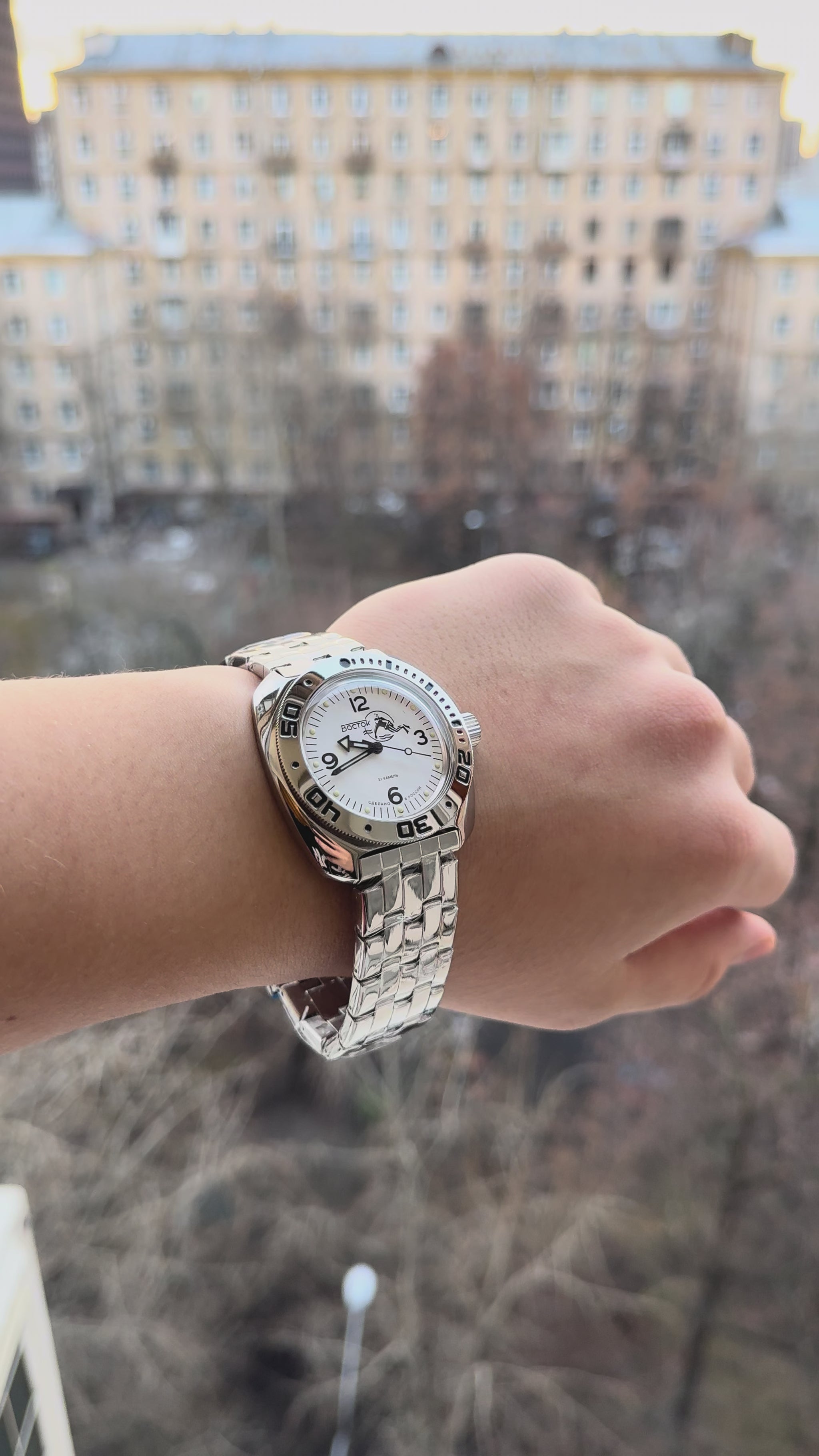 Vostok Amphibia 710920 Scuba Dude Watch | Scubadudestore