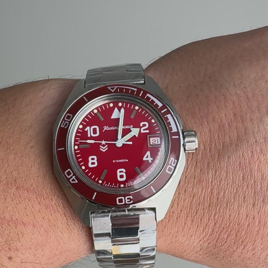 Vostok Komandirskie 650841 Watch | Scubadudestore