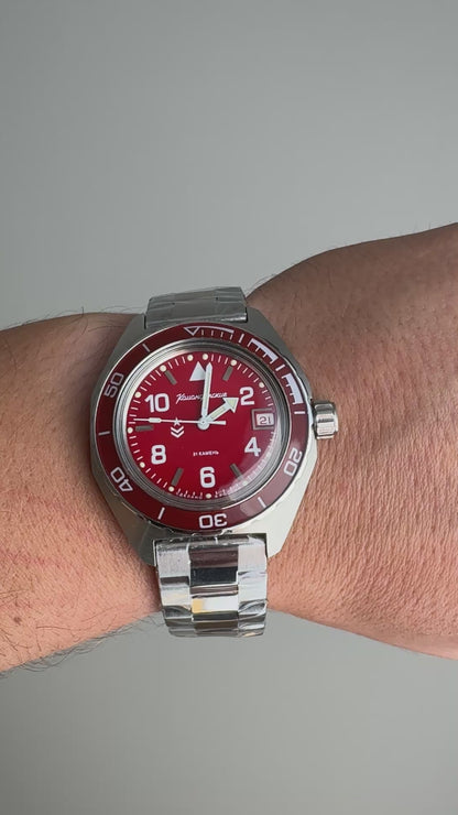 Vostok Komandirskie 650841 Watch | Scubadudestore