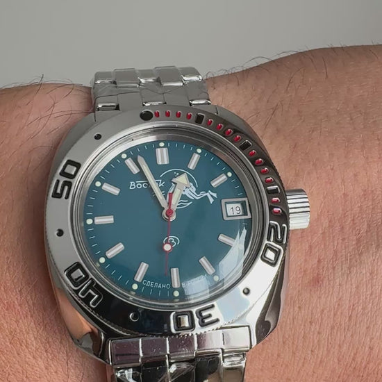 Vostok Amphibia 710059 Scuba Dude Watch| ScubaDudeStore