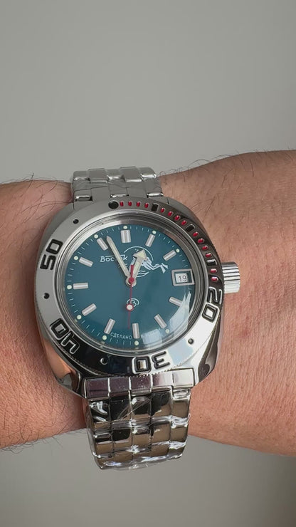 Vostok Amphibia 710059 Scuba Dude Watch| ScubaDudeStore