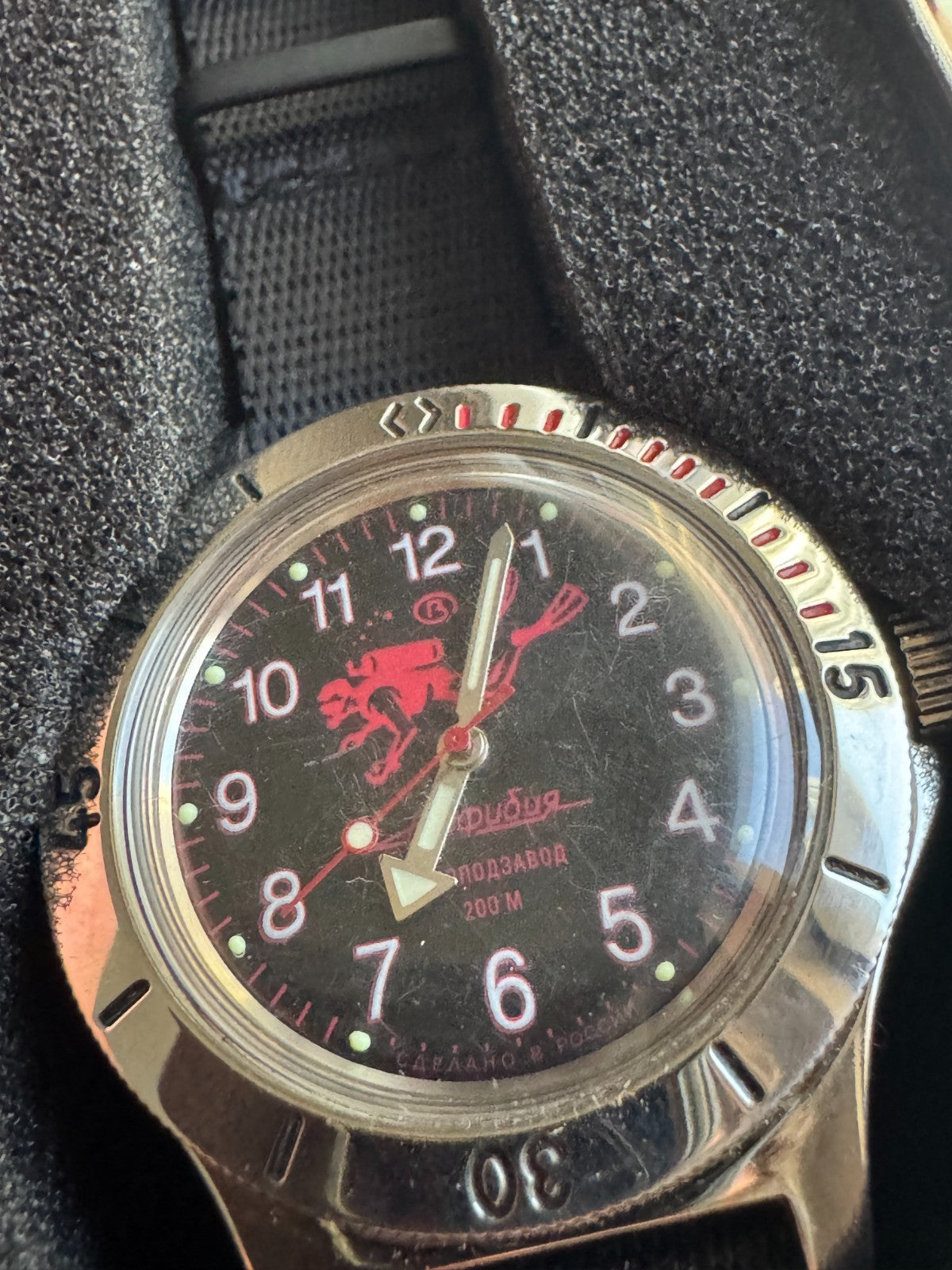 Vostok Amphibia 120657 Scuba Dude Watch USED | ScubaDudeStore