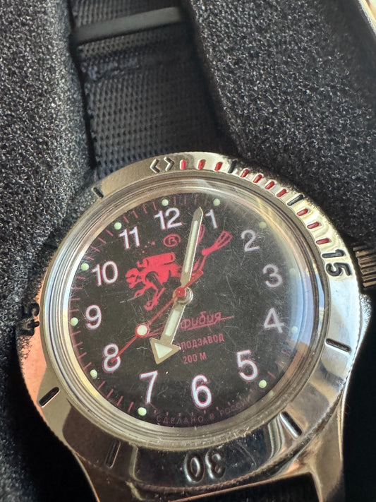 Vostok Amphibia 120657 Scuba Dude Watch USED | ScubaDudeStore