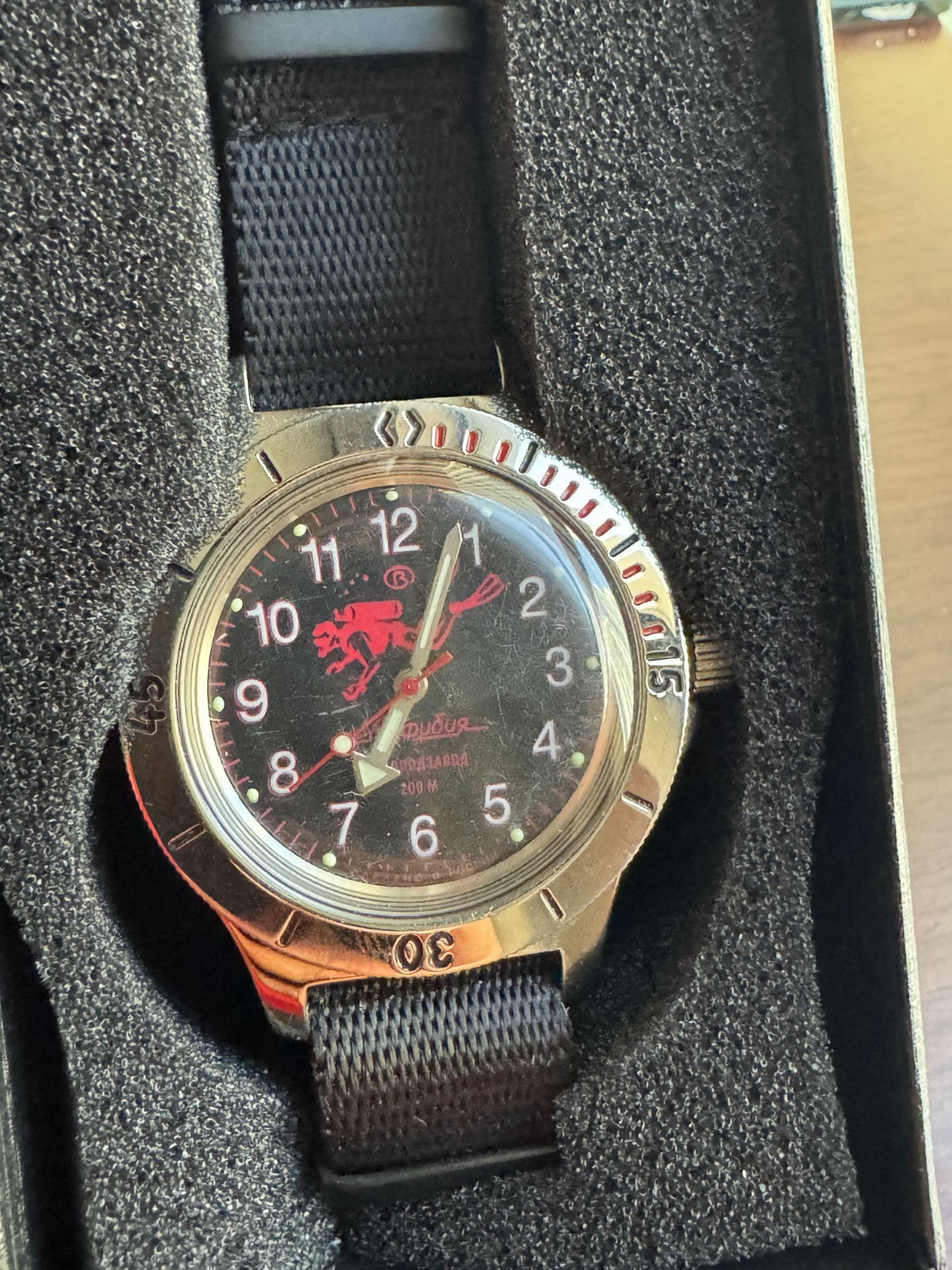 Vostok Amphibia 120657 Scuba Dude Watch USED | ScubaDudeStore