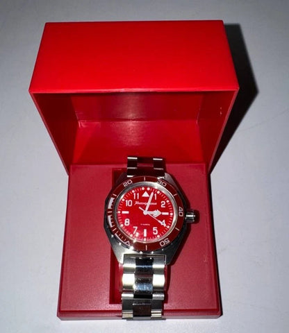 Vostok Komandirskie 650840 Watch For Parts or Repair