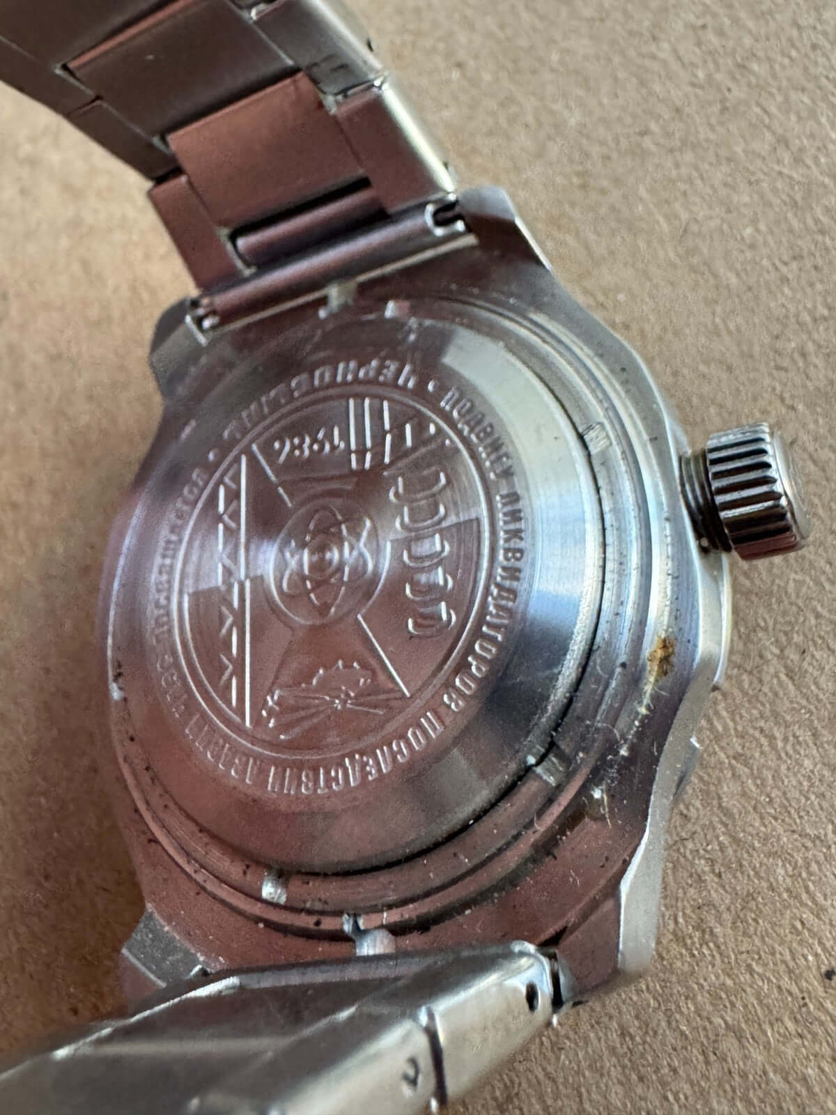 Vostok Amphibia 16033V Watch Pripyat Chernobyl USED | ScubaDudeStore