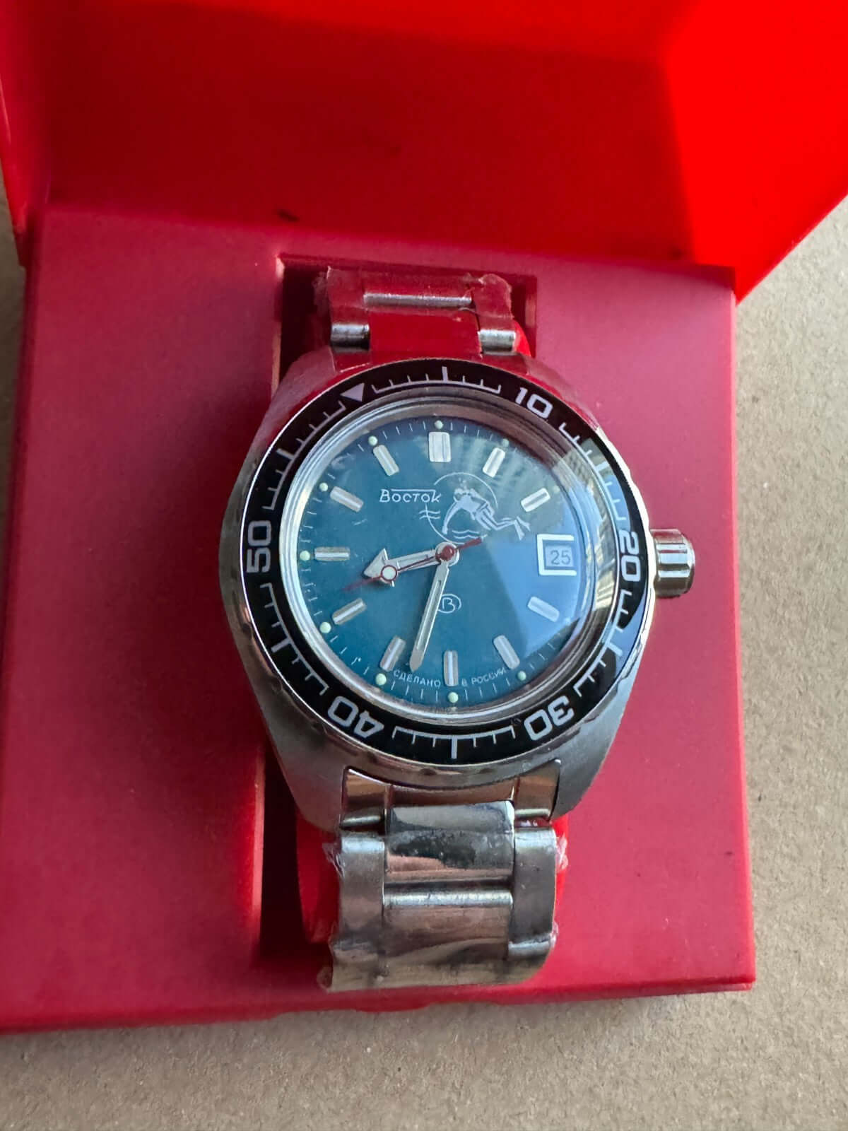 Vostok Komandirskie 020059 Scuba Dude Watch USED | Scubadudestore