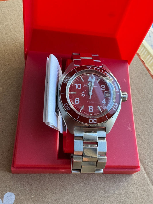 Vostok Komandirskie 650841 Watch Mechanical Automatic USED